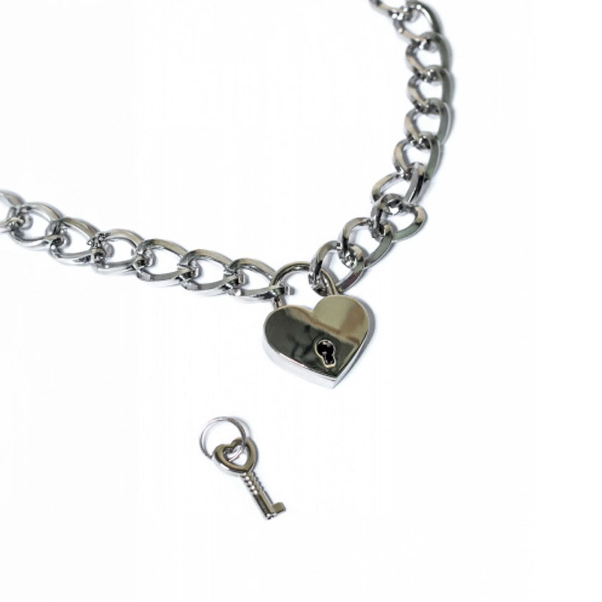 Collare in metallo - Colore argento - Image 3